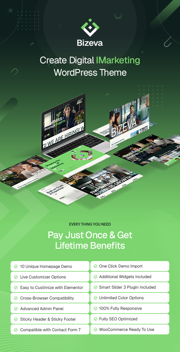 Bizeva WordPress Theme